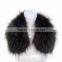 Myfur Dark Purple Raccoon Fur Collar Detachable Parka Trimmed