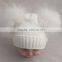 Myfur Top Quality Baby Hats for Kids with Raccoon Fur Balls Knitted Baby Kids Hats