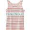 custom wholesale cross stripe gym tank top women manufacturer in china