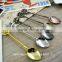 high quality retro stainless steel coffee spoon /jy star stainless steel tea spoon /fancy dessert spoon