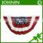 custom printing 300 D polyester JOHNIN made USA election using pleated full fan American flag banners