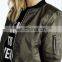 100% Polyester women cheap windbreaker bomber jacket zipper