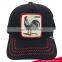 Cap Hat MANUFACTURER 5 panel mesh trucker baseball snapback cap hat with Cock logo