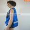 Apparel waistcoats hi vis blue luminous vests with pockets