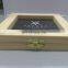 Free sample wooden clear window small gift wooden box with lock