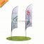custom size available teardrop feather outdoor advertising flag