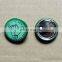 25mm advertising wholesale custom badges with logo metal