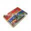 Empty rectangular chocolate candy gift packaging metal tin can box