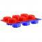 Free Sample Food Grade Heat resistant Nontoxic Silicone Cake Mold Baking Mousse Pudding Mold Tool Rose Shape 6holes