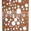 metal artwork Perforated corten steel screen