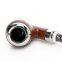 410mm Length Wooden Resin Long Tobacco Pipe With Small Brown Round Head