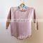 Baby autumn and winter girl's knitting one piece cute foreign style sweater creeper