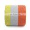 Customized factory wholesale modern design linen fabric round ottoman pouf foot stool for living room