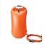 Outdoor portable fast inflatable storage bag with buckle inflatable storage bag for diving surfing and swimming