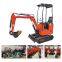 High quality 1 ton farm mini excavator high power digging tool small digger for sale