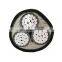 2 core galvanized steel wire armored cable high voltage grounding cable