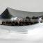 Tabletop Metal Fruit Bowl in Try Angle Shape