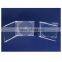 Clear CD Case with black tray single // clear pvc case