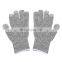 HPPE/conductive yarn touch screen automotive industry EN388 grade 5 structure cut resistant gloves