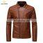 Fashion Leather Jacket Autumn Zipper Casual PU Soft Solid Motorcycle Leather Fashion Streetwear Slim Fit Jacket