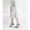 Ladies beautiful wholesale fashion asymmetric strap slingback high heel with ankle strap women sandal shoes