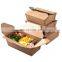 Wholesale price disposable Fast food paper bento box for restaurant