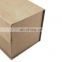 Custom natural kraft color small cube style folding magnet gift box
