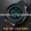 SKMEI 1733 Dual Time Digital Watch Men Waterproof Military Sport Chrono Clock Relogio Masculino