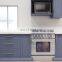 CBMMART Solid Wood Modular Kitchen Blue White Shaker Wooden Kitchen Cabinets Designs