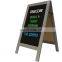 Low Price Simple Useful Wind Resistant Wooden Blackboard With Stand