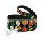 hot sale 8-strand multicolor shock-absorbing braided reflective nylon gradients dog traction rope jean