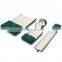 Factory Wholesale Custom Dark Green pu Leather Jewelry Box Necklace Box