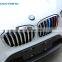 14pcs Front Grill Cover Decoration Trim For BMW X1 F48 2016 2017 ABS Chrome Accessories Car Styling New Arrivals