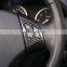 For BMW X1 E84 2010-2013 ABS Chrome Car Steering Wheel Button Frame For BMW E90 E92 3 Series 2005-2012 Accessories 2pcs