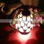 tiffany table lamp stained glass red curtain night light LED decoration light