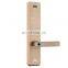 High Security Fingerprint Open Smart Door Lock With Automatic Alarms for wooden door anti - theft door