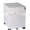 cold roll steel plate lockable safety security 3 drawer mobile storage cabinet