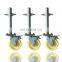 Adjustable Scaffolding Rubber Caster Wheel with Brake