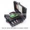 8 Cores 3 input mid-span ports optic fiber ftth Distribution termination box  ftth drop cable box black color ABS material