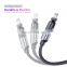 New Arrival 1.2M PD 18W fast charging 180 degree rotating usb Data type c to 8 pin charging cable for iPhone