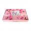 Corrugated packaging box  pink black mail delivery  pink recyclable cardboard small mailer delivery shipping gift boxes