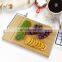 Bamboo Cheese Board Set With Stainless Steel Wire Cheese Slicer