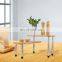 3 Tier Corner Shelf Bamboo Countertop Organizer Bookshelf Display Shelves Space Saving Rack