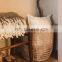 Hot SaleTall Round Seagrass Storage Basket With Handles Handwoven Natural Basket Decor Wholesale