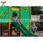 HDPE Amusement Park Playsets Modular Wooden Slide Outdoor Playground Kids Equipment