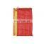 Custom Large PP Draw String Potato Onion Bag 50x85cm 10kg 30kg 50kg Raschel Leno Mesh Bag Roll with Drawstring