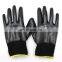 Industrial  Waterproof Black Nitrile Smooth Coated Mechanical Oilfield Resistant Safety Working Gloves