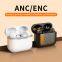 Wireless Anc Earphone For Gaming Low-latency Stereo Headphone Tws Bt 5.0 Enc Earphones Headset Earbuds