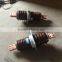 High voltage composite wall bushing insulators
