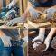 Puncture Resistant Gloves Level 5 ANSI A5 13G HPPE Liner PU Coated Kevlar Saw Resistant Gloves Stick Resistant Gloveses